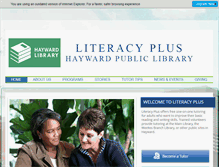 Tablet Screenshot of haywardliteracyplus.com